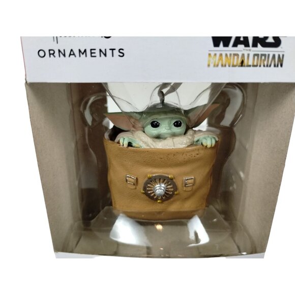 Hallmark Ornaments Star Wars Mandalorian Grogu the Child Christmas Decoration - Picture 4 of 9